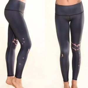 Teeki Rebirth Dark Grey Leggings- Small